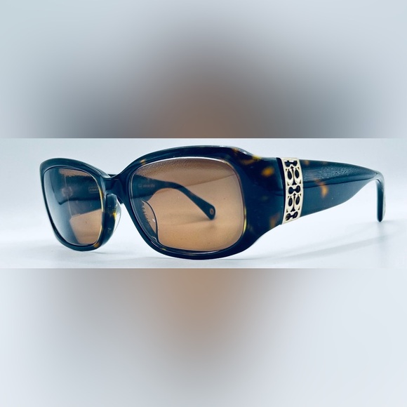Coach BRONWEN S809 Tortoise Oval Sunglasses Frames Only - Picture 2 of 8